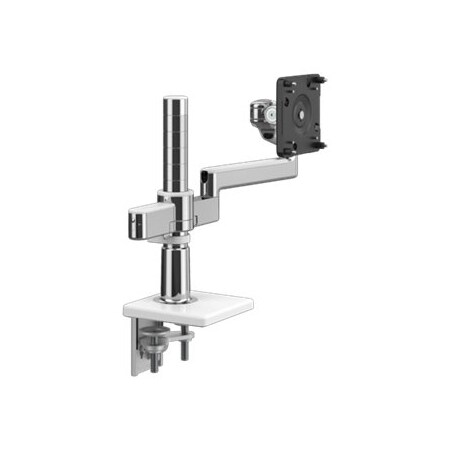 Humanscale Mflex M2.1 - Sngl Mtr, Clamp Mt (Alum) Q-X2ACMWETB12